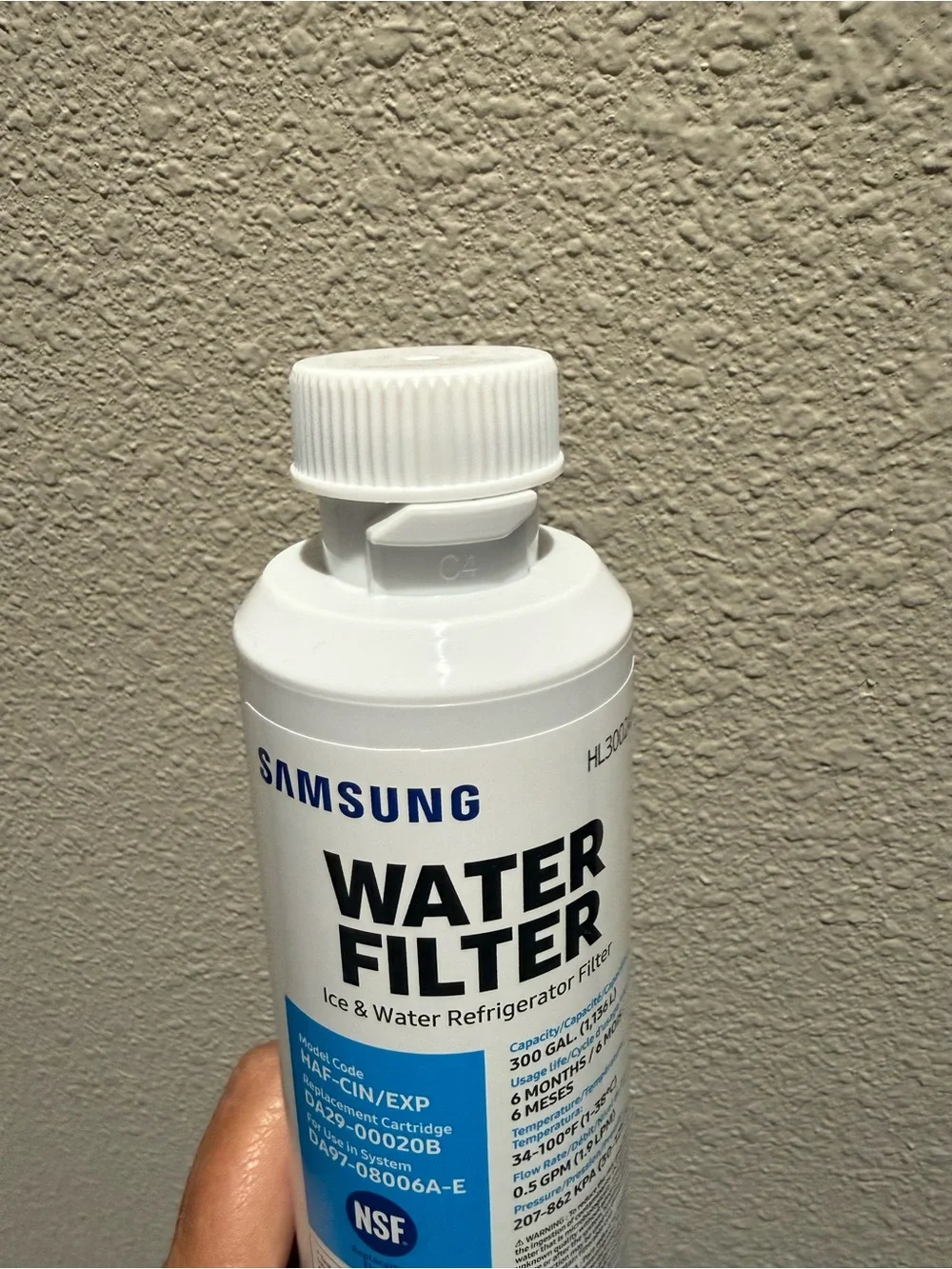 Samsung Water Filter HAF-CIN/EXP - never used